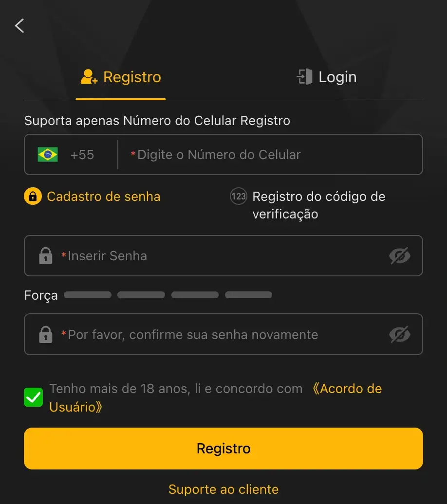 br456 registro e login